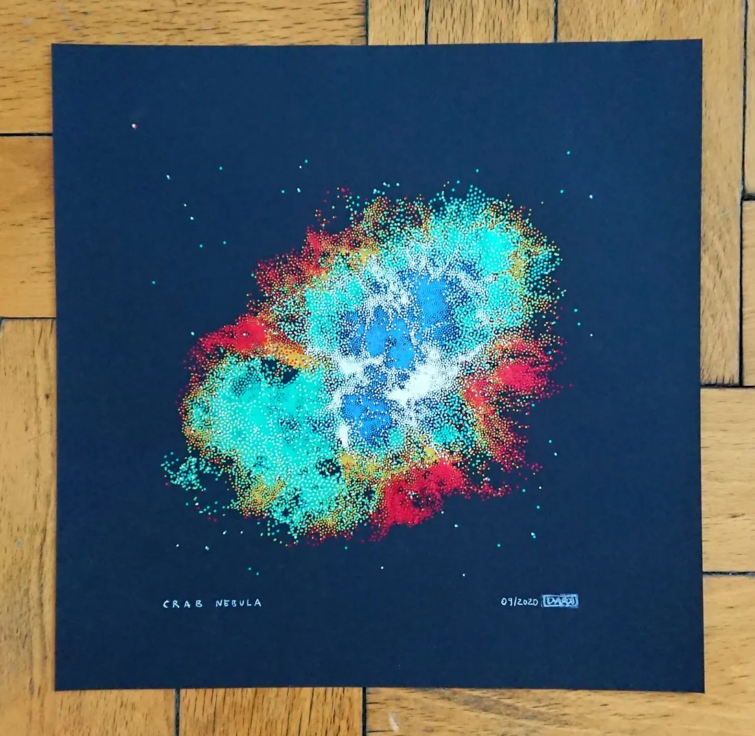 Crab Nebula by Daniela Kröhnert