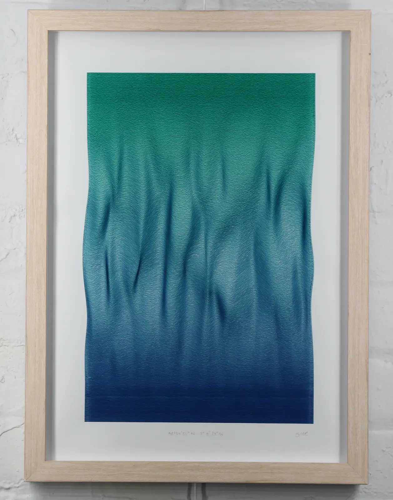 The Ball Point Texture in Green and Blue by Simon Kirby