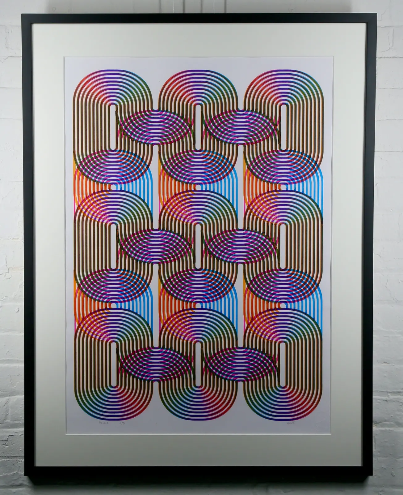 Large Blended Squares No 16-2 by Targz