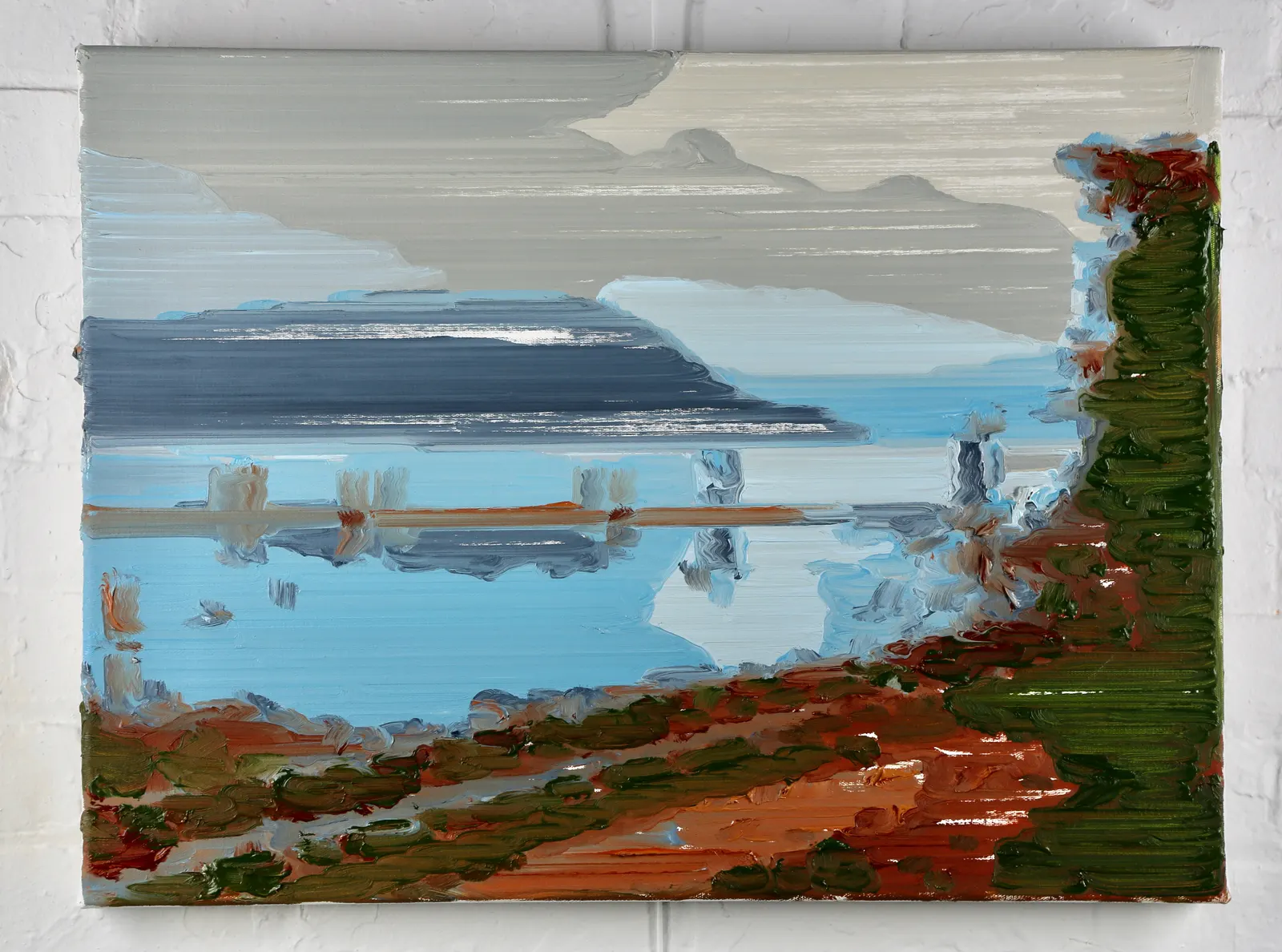 Hudson View From Workshop by Andee Collard