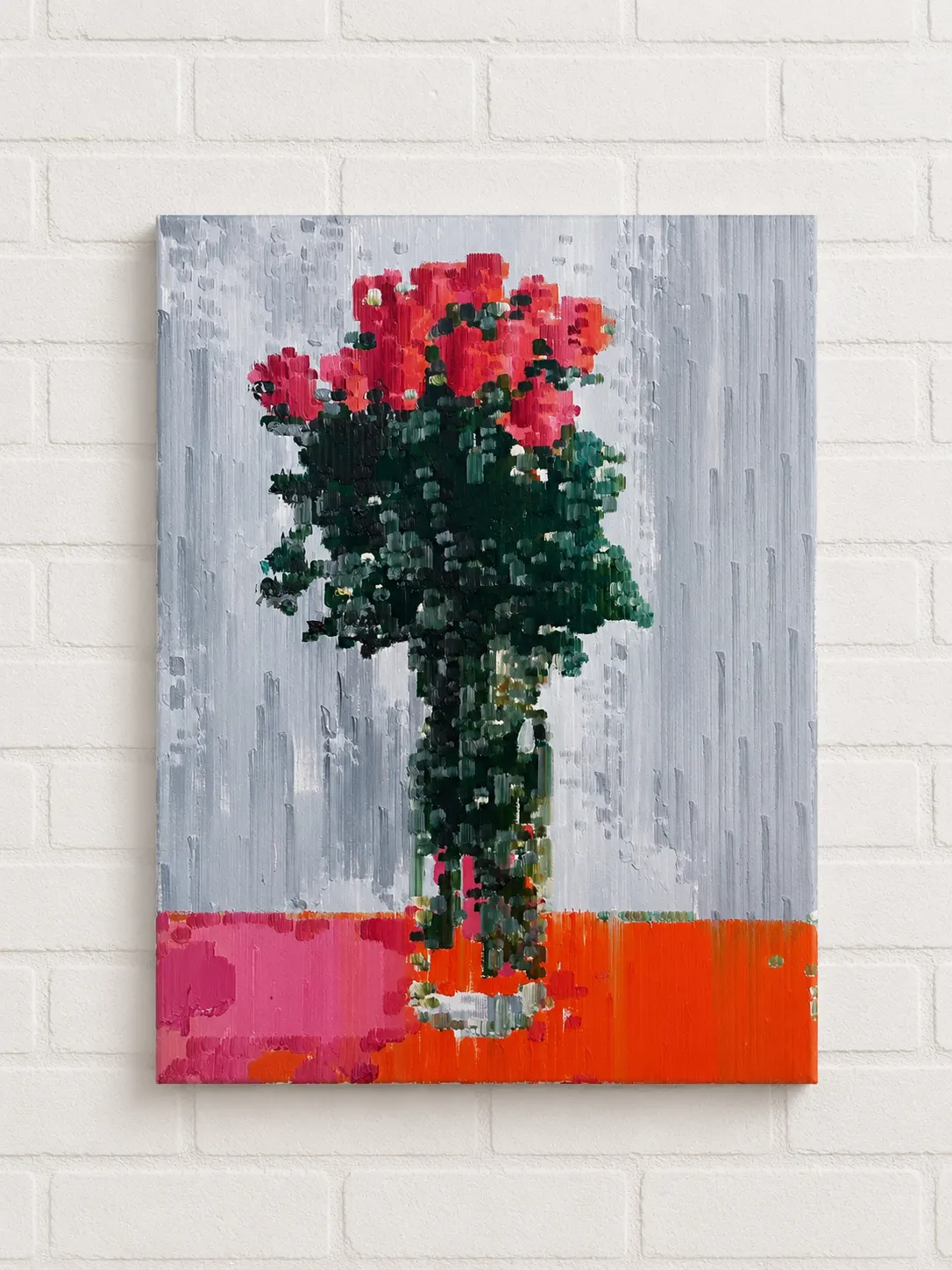 Large Pink Roses, March 2024 by Andee Collard