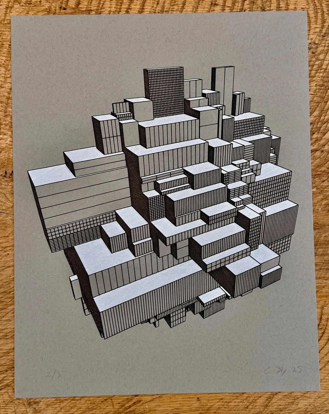 ma164 - genuary 20 × 1 by Chris Bly