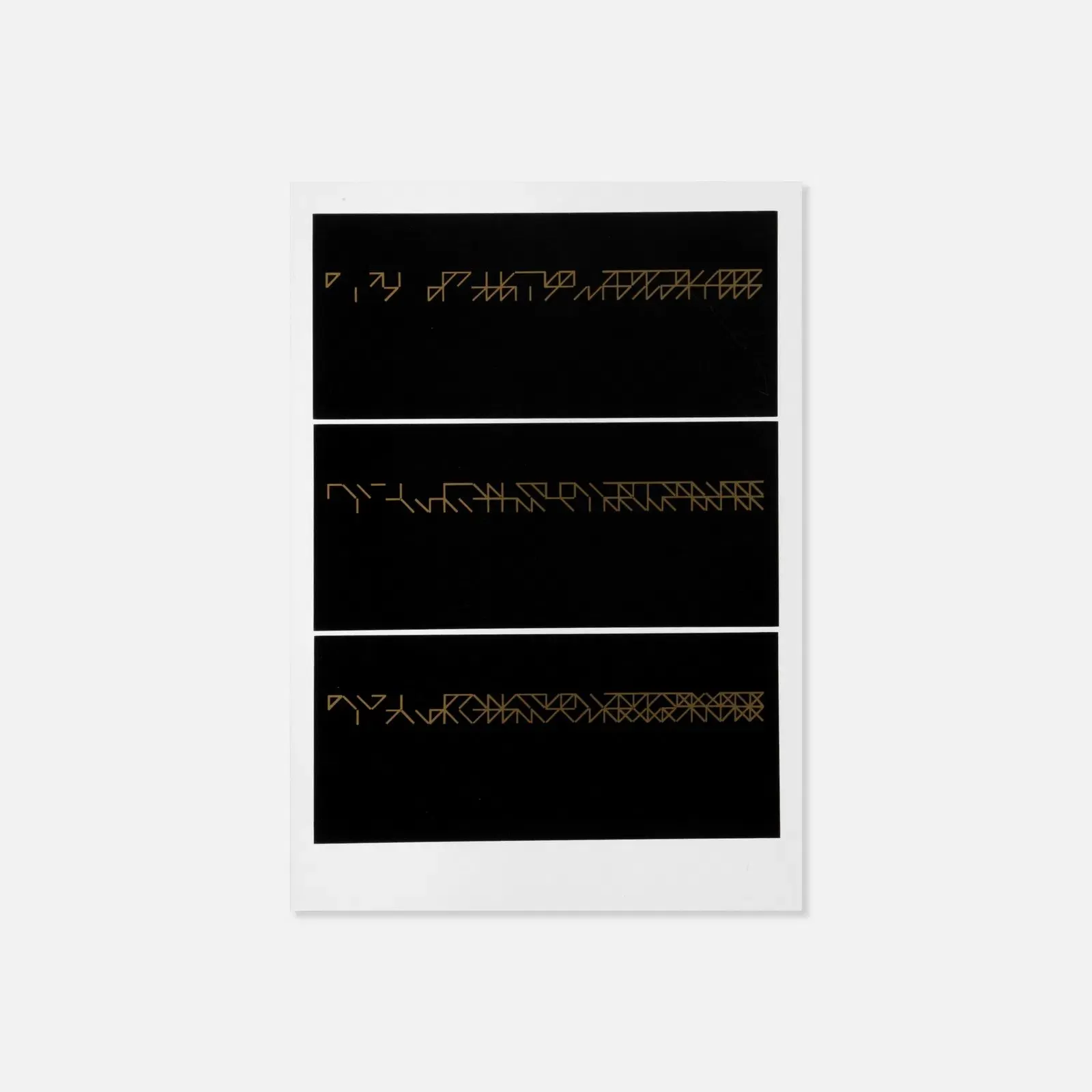 Viviane Ehrli Galerie, Announcement Card by Rita Ernst