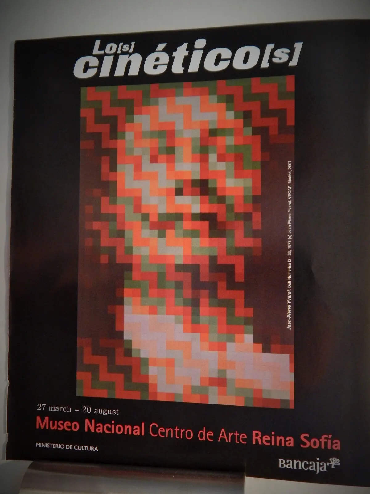 “Lo[s] cinético[s]” exhibition advertisement (Dalí Numérisé) by Yvaral