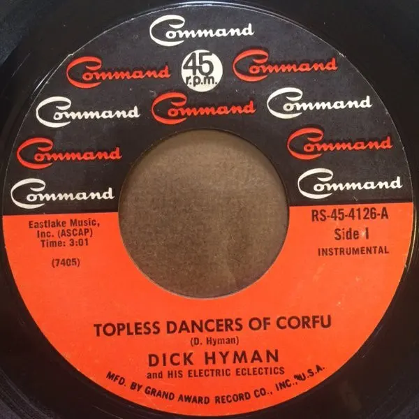 Topless Dancers Of Corfu / The Minotaur by Dick Hyman