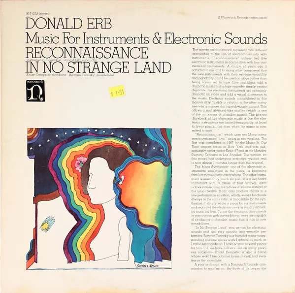 Music For Instruments & Electronic Sounds by Donald Erb