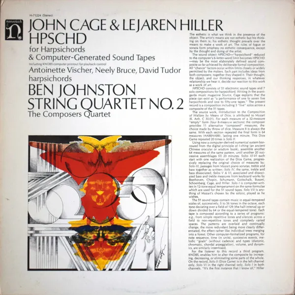 HPSCHD / String Quartet No. 2 by John Cage