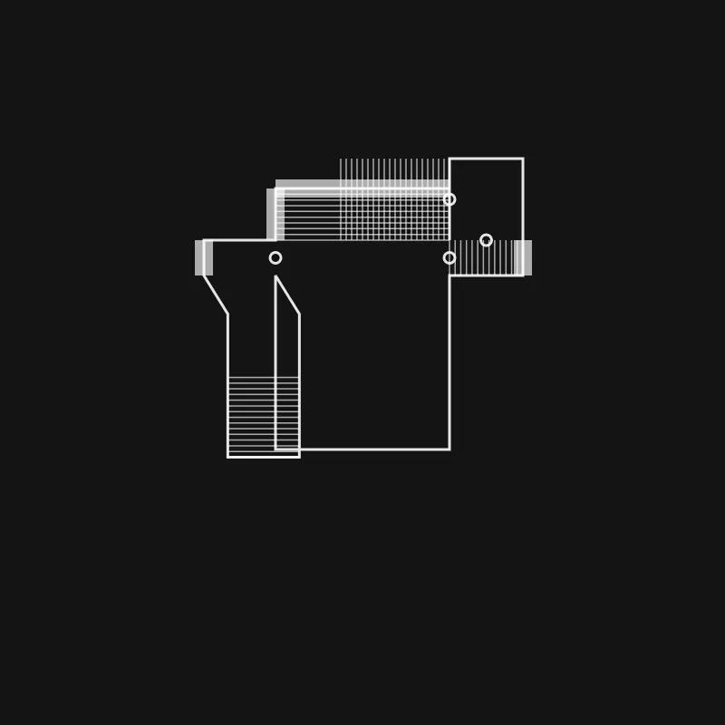 Impossible Architecture #96 by inconvergent