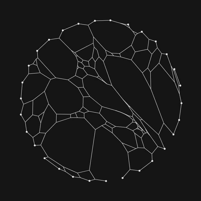 Elastic Web #127 by inconvergent