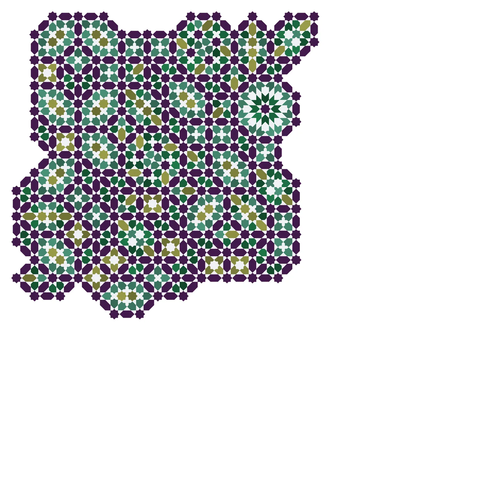 Generative Zellij #5 by isohedral