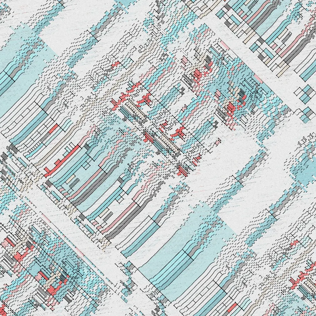 Sedimentary Dissolution #272 by Landlines Art
