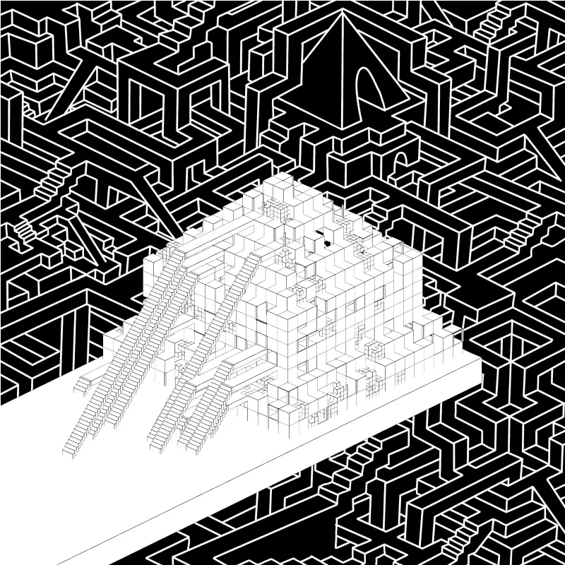 Daedalian Pyramids #53 by GasparianTed