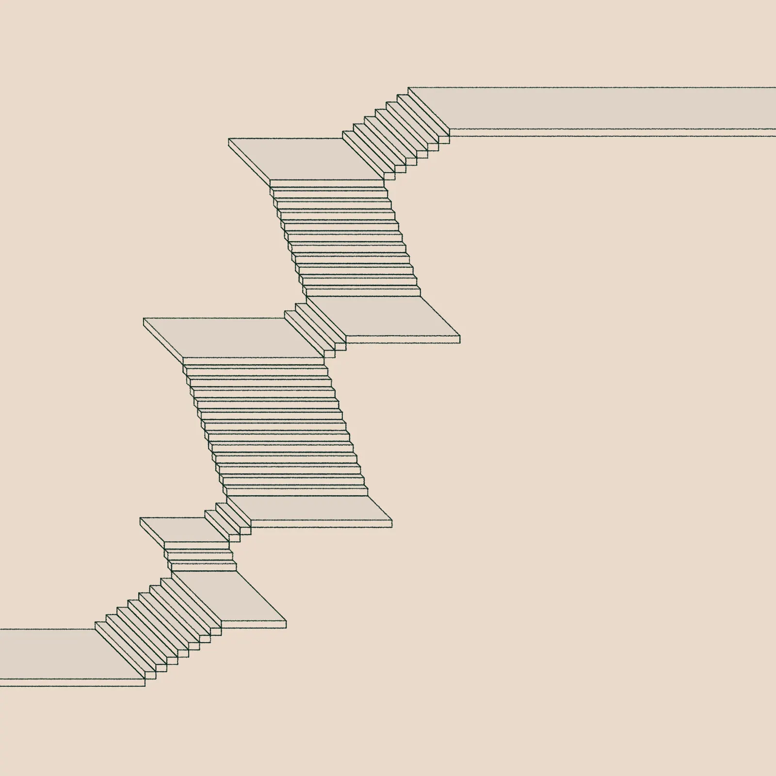 Stairs in a room #94 by luta
