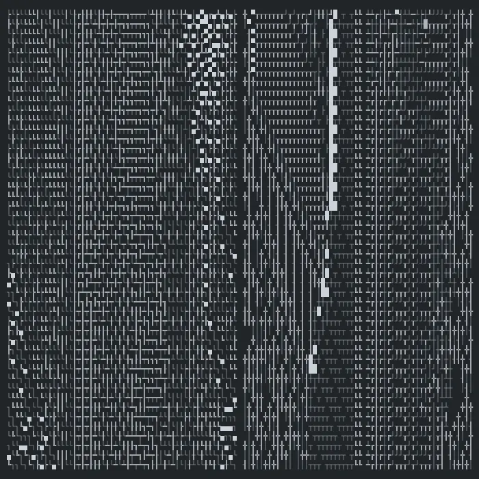 Unicode dynamic multiverse #69 by x0y0z0