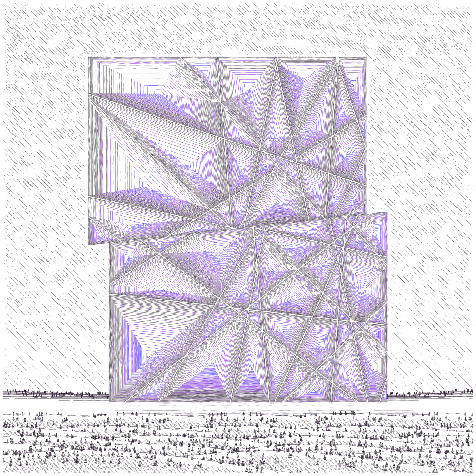 Shattered Obelisks #31 by Oleg Abakshonok