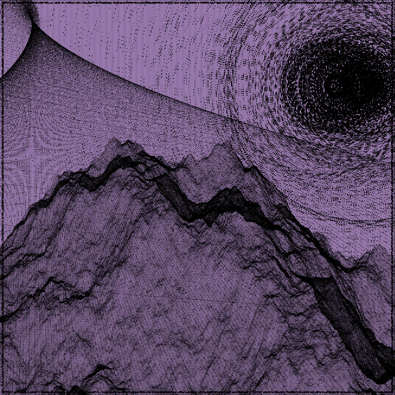 Surreal classic generative landscape #112 by Nik.Vct