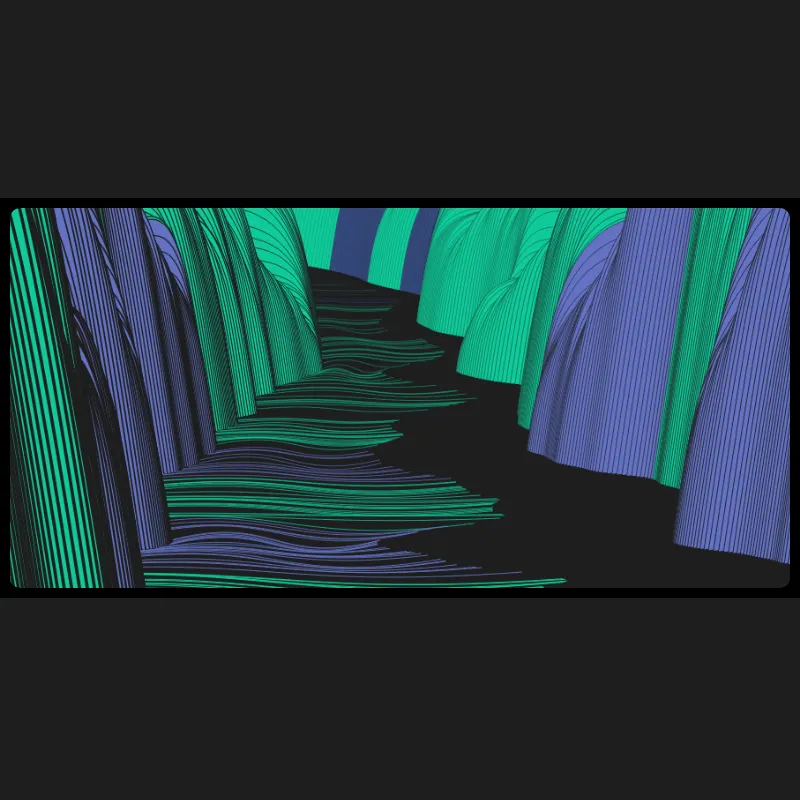 The Long Valley #17 by Parallax Rendering
