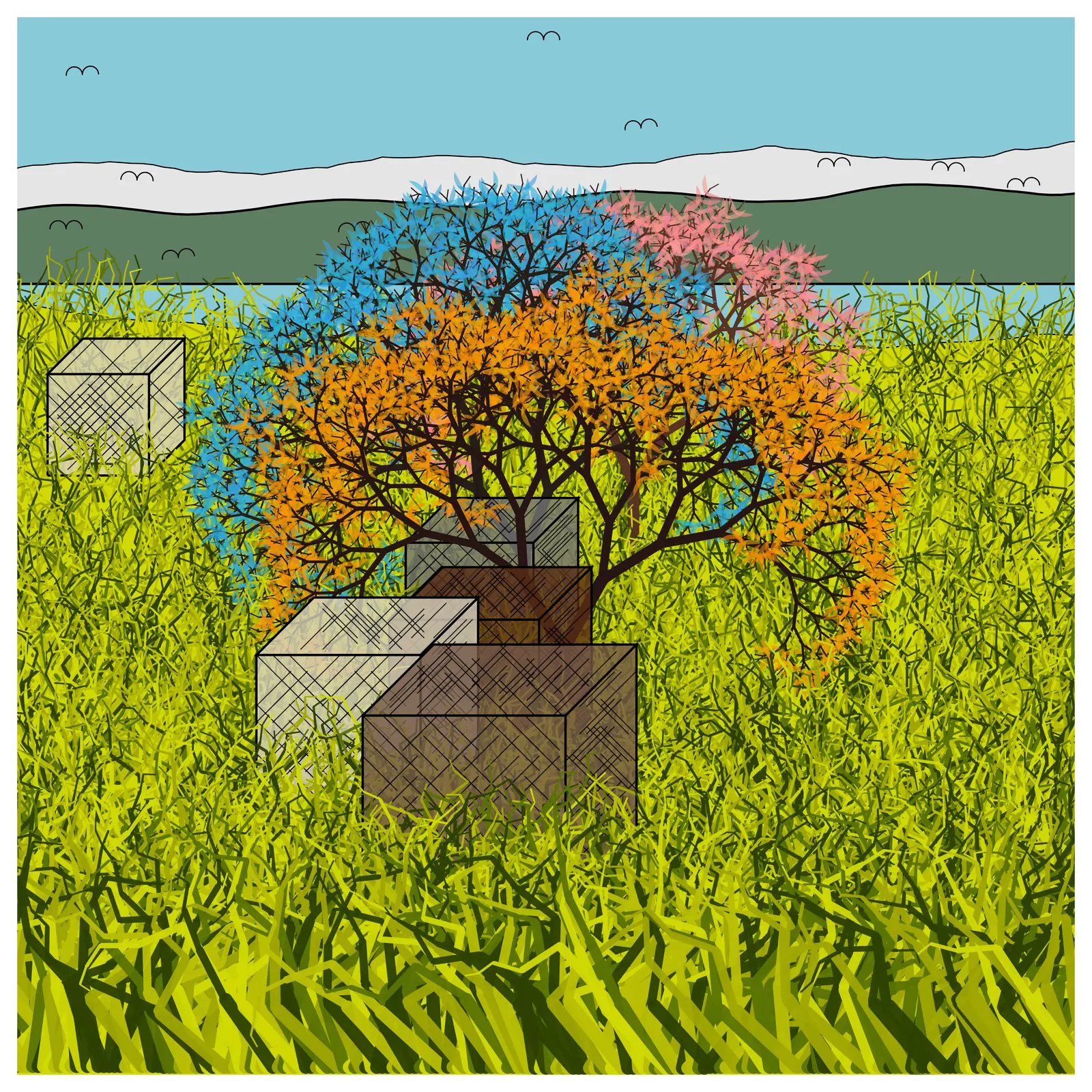 Cube Forest #79 by hectikin.dev