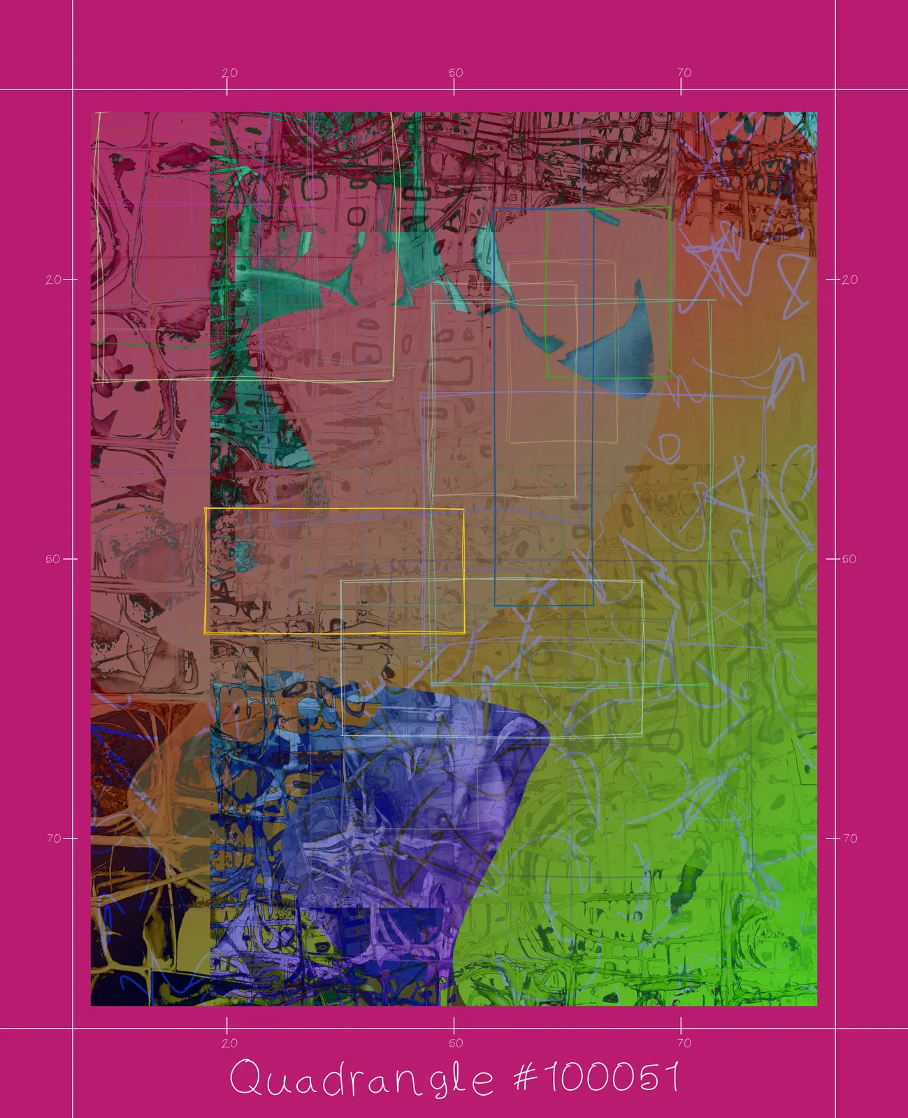 Quadrangle of My Being #15 by Wanda Oliver (original)