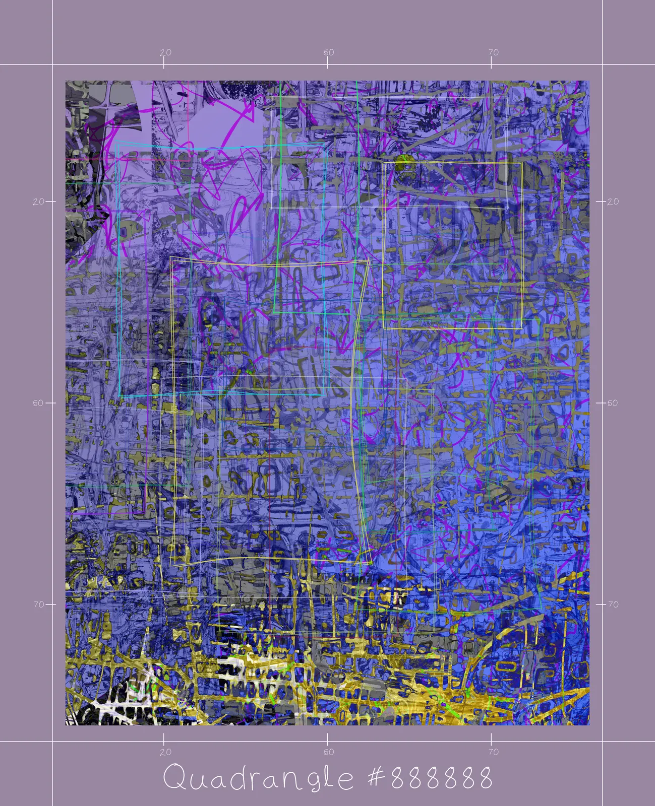 Quadrangle of My Being #143 by Wanda Oliver (original)