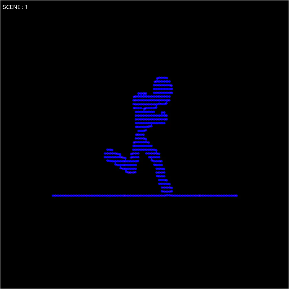 Running Dots #7 by rbot