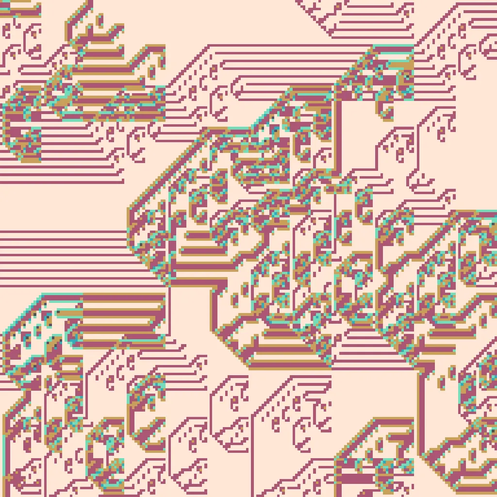 Zero-player game #335 by Ivan Dianov