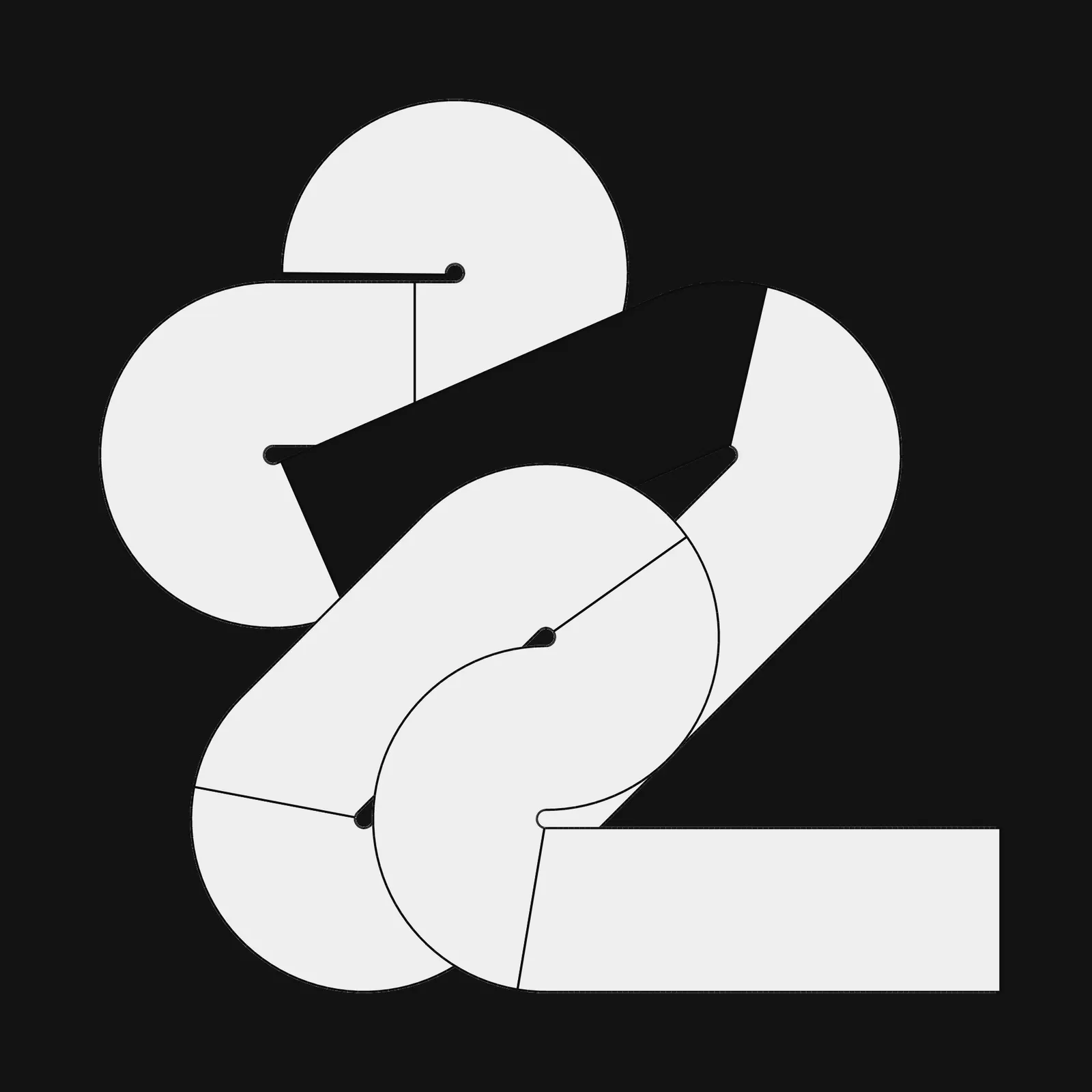 Anfractuous #442 by Landlines Art