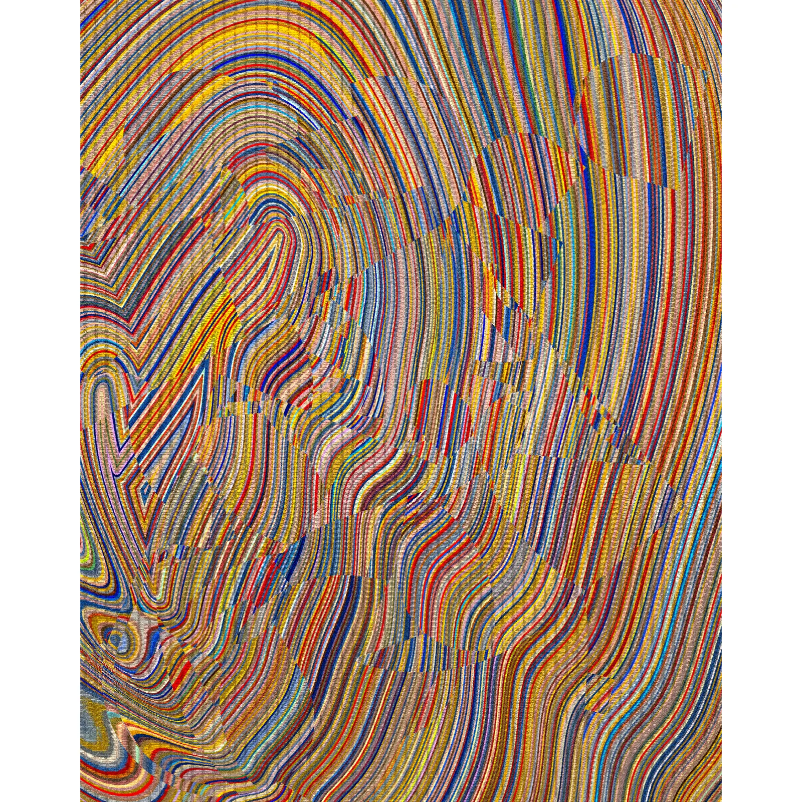 Laminated #65 by Landlines Art
