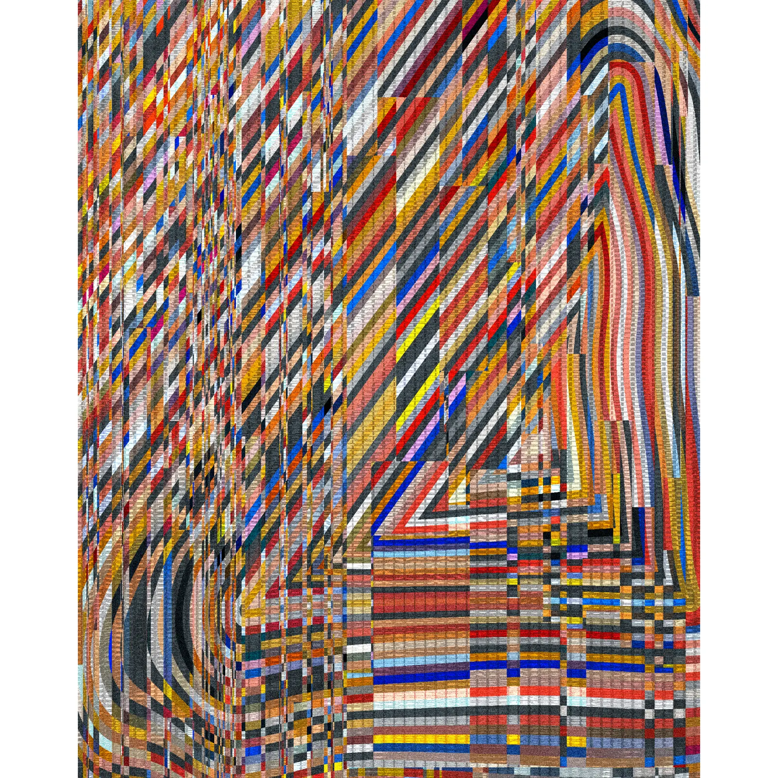 Laminated #136 by Landlines Art