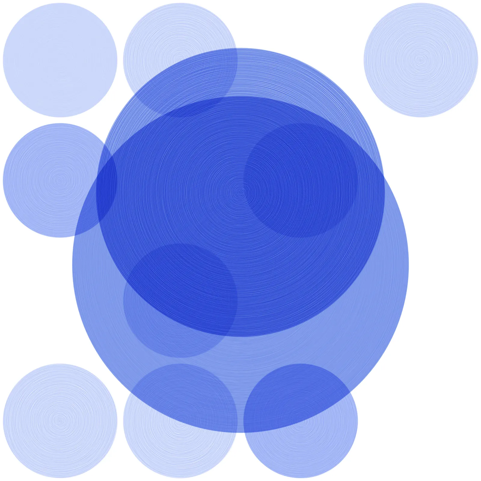 Brushed Circles #147 by rvig