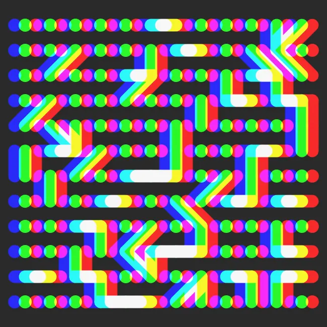 Lines & Dots [minimal] #18 by HaSh2aRt