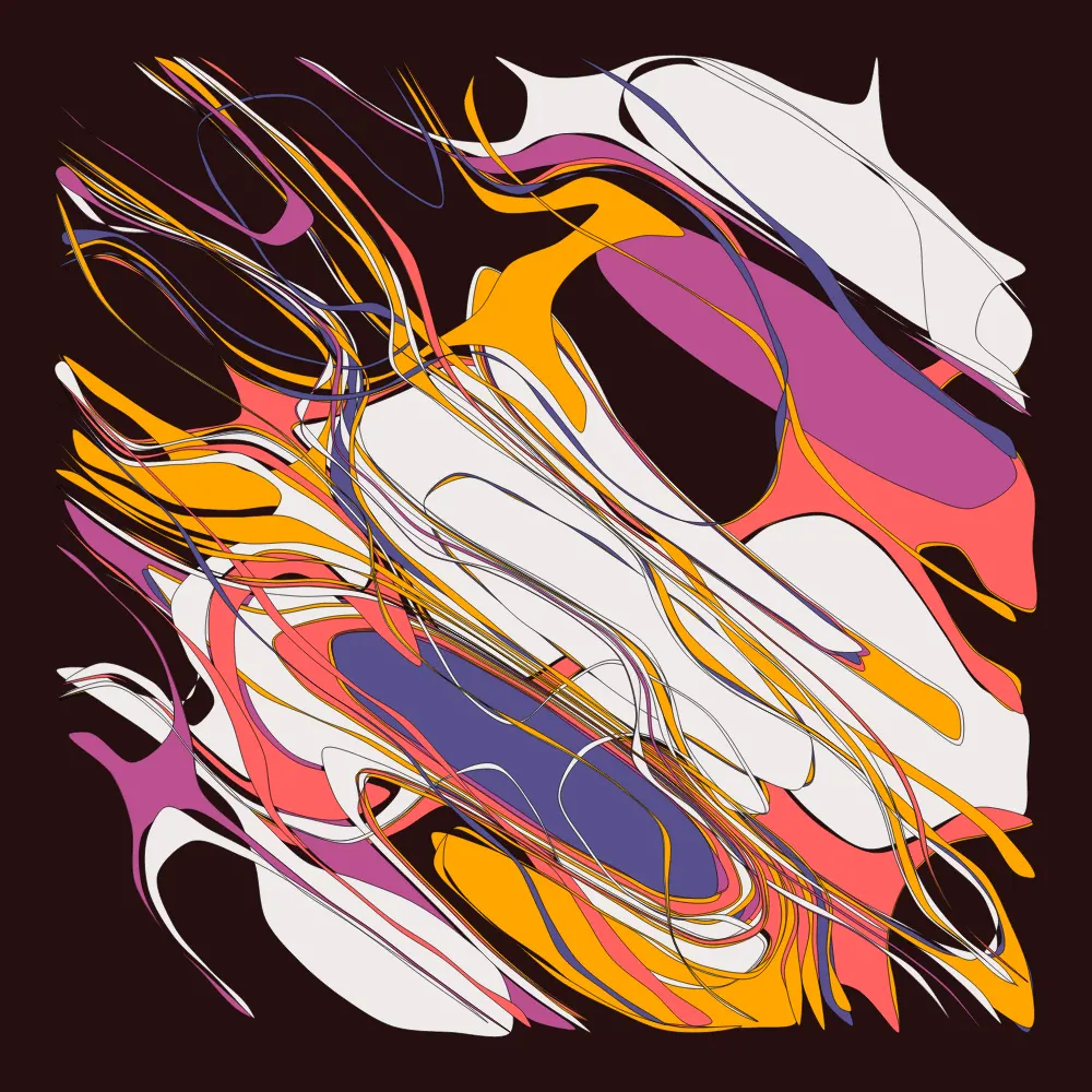 Geometric colorful shapes 3 #29 by DigitCell