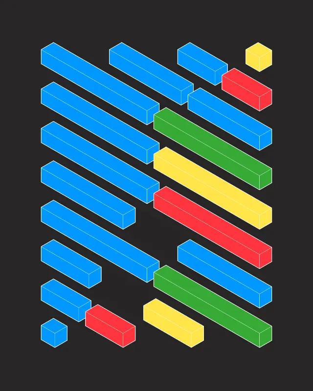 Blocky-Neon #30 by Jason Dartford