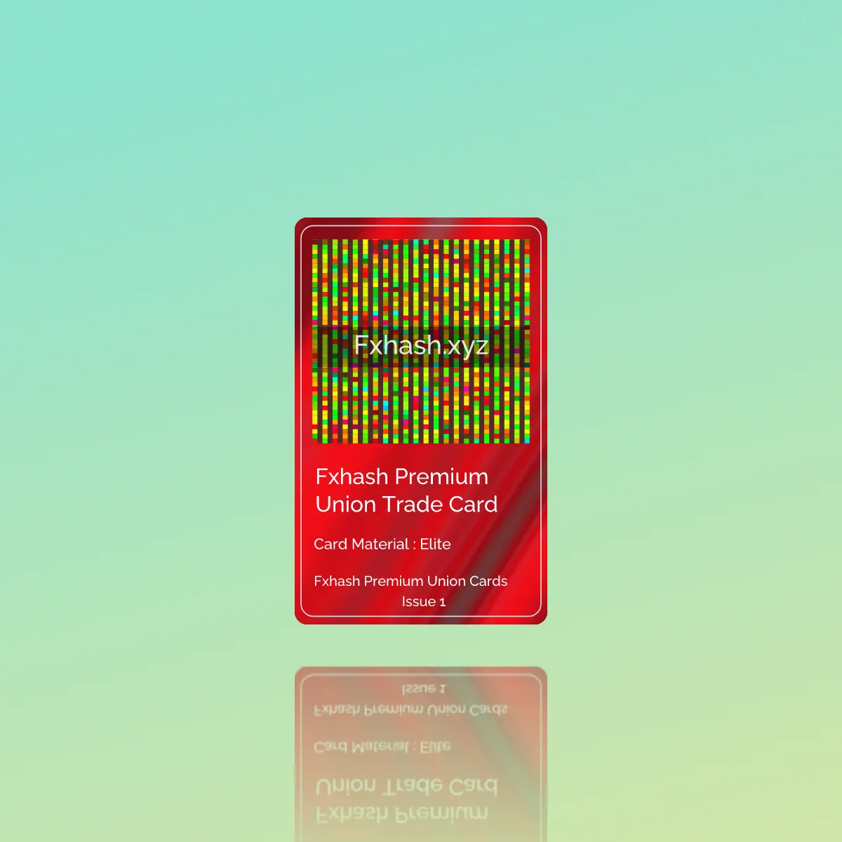Fxhash Trade Cards #109 by Grenier