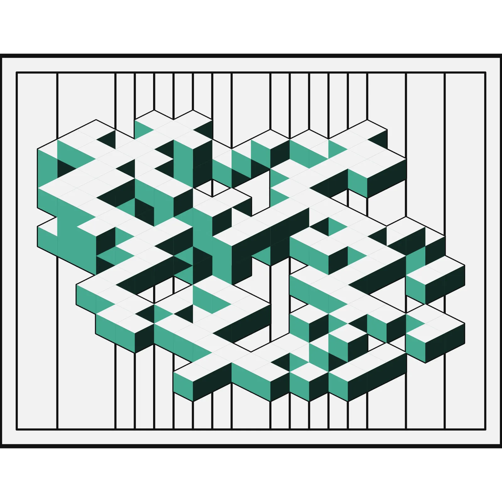 Cube on Cube #111 by Uinges