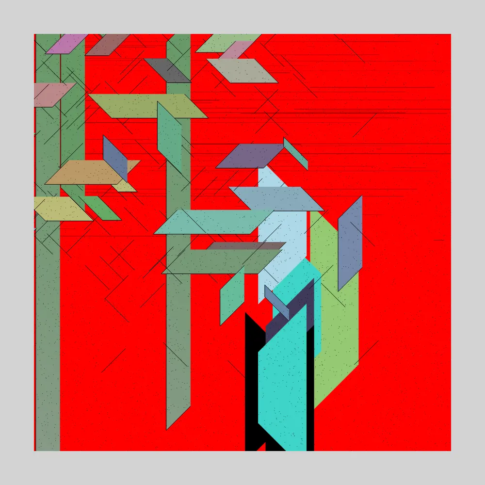 Polygonal world #10 by The darkness