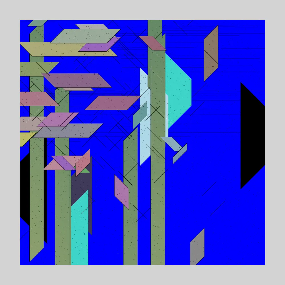 Polygonal world #11 by The darkness