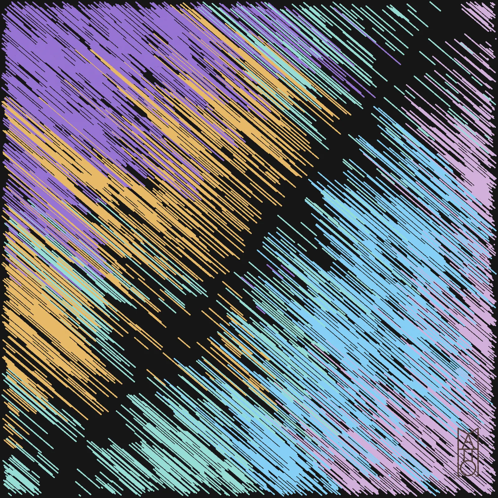 Time Between the Lines is Thread Through the Mind #35 by Matto