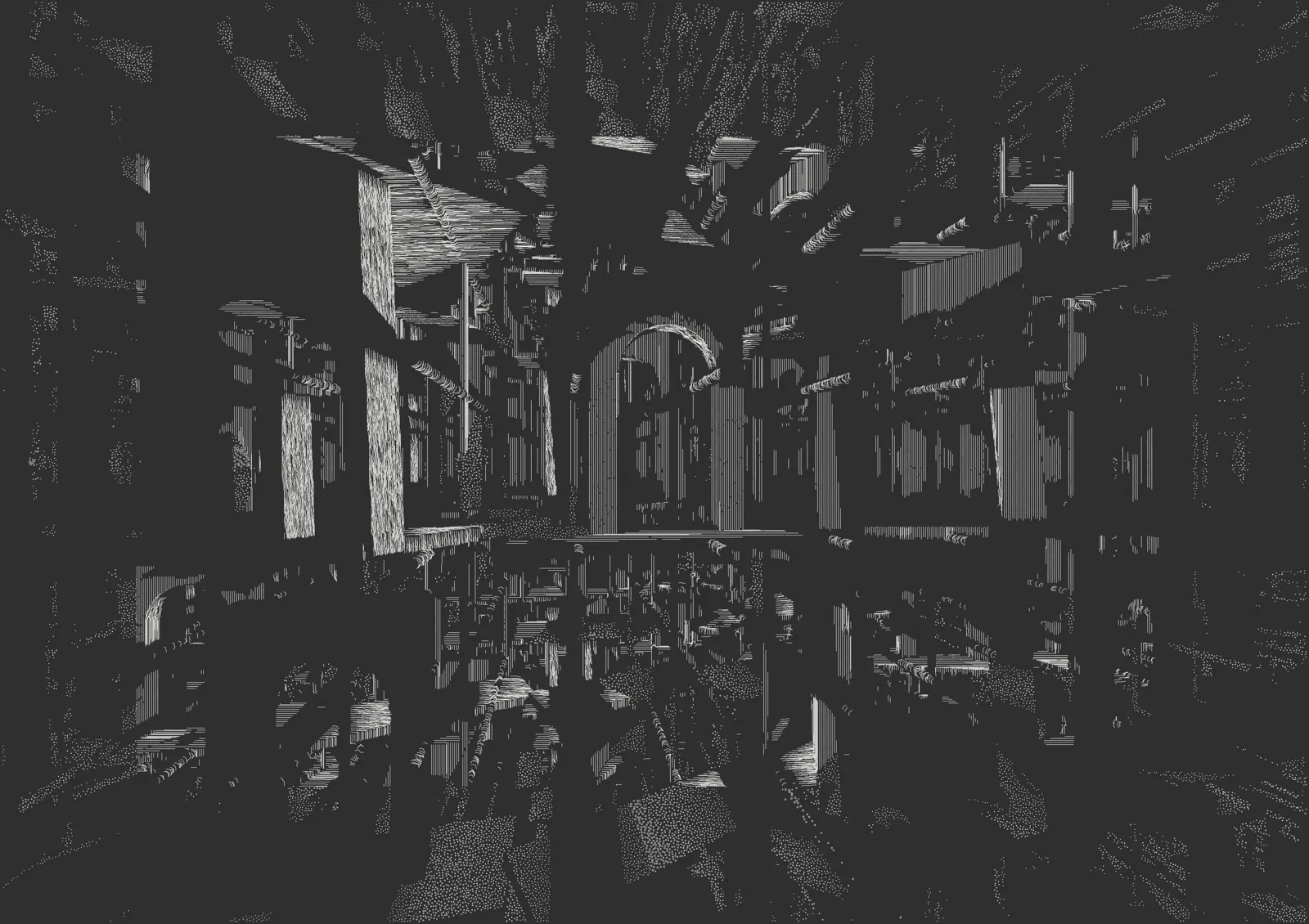 Roy Batty’s corridors #5 by unknown artist