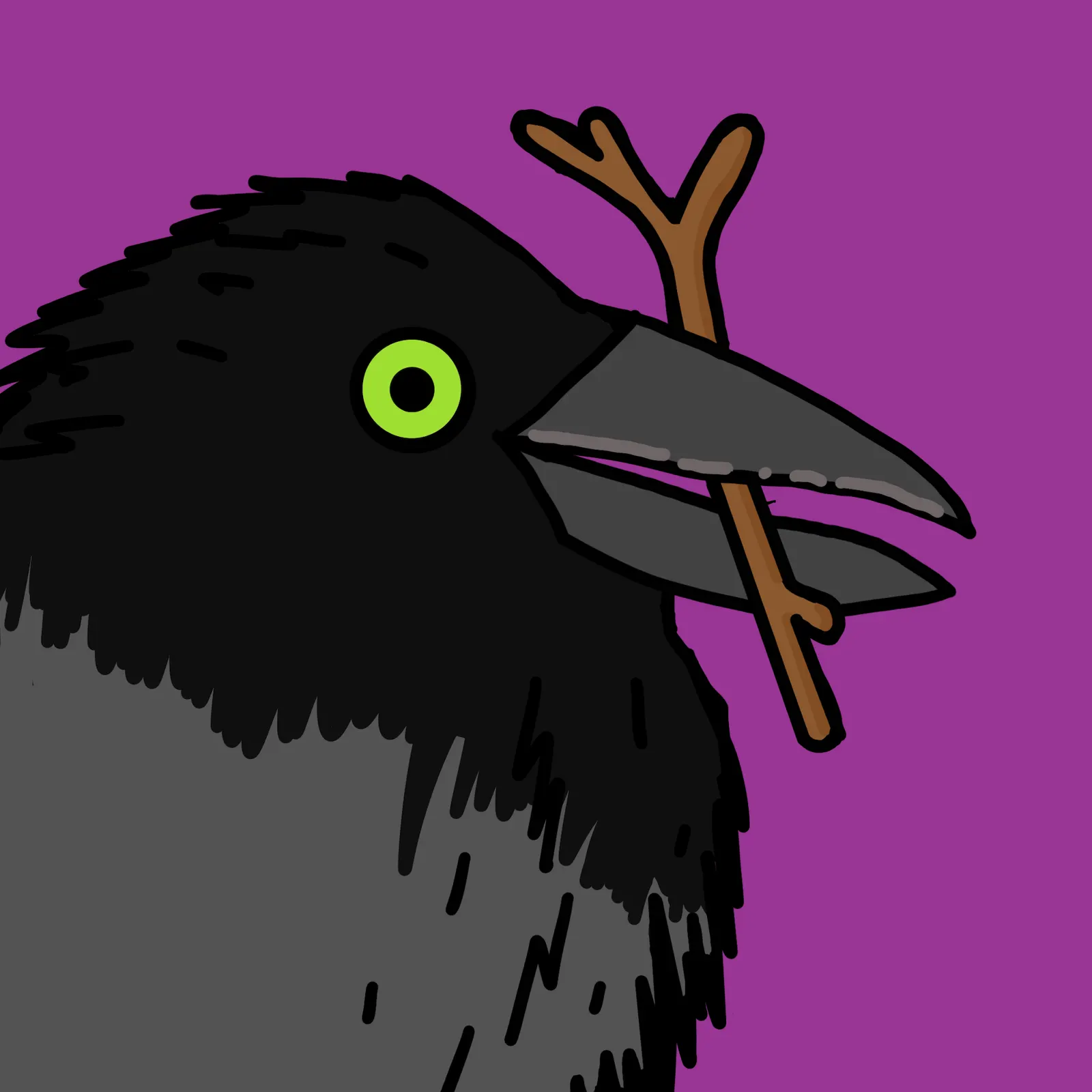 Crow Friends #301 by unknown artist