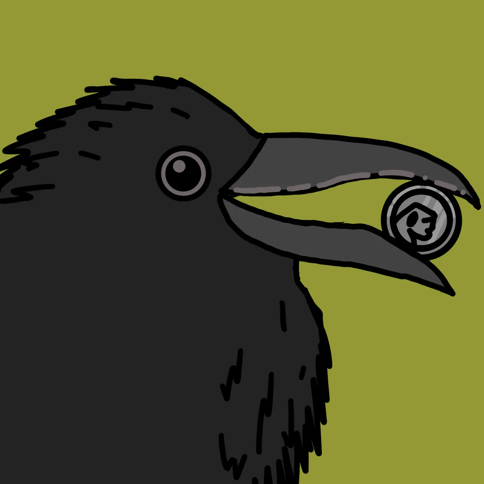 Crow Friends #304 by unknown artist