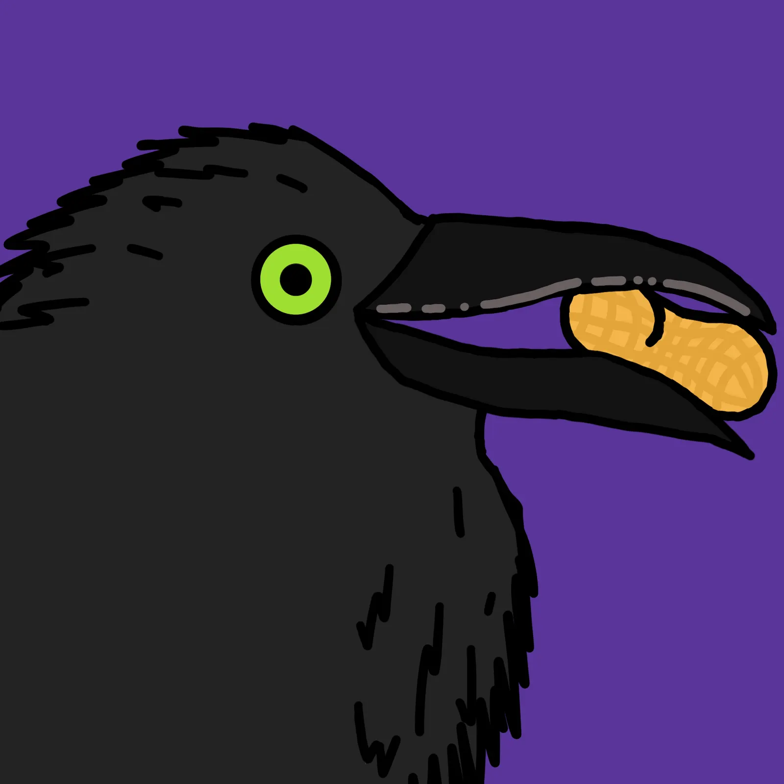 Crow Friends #307 by unknown artist