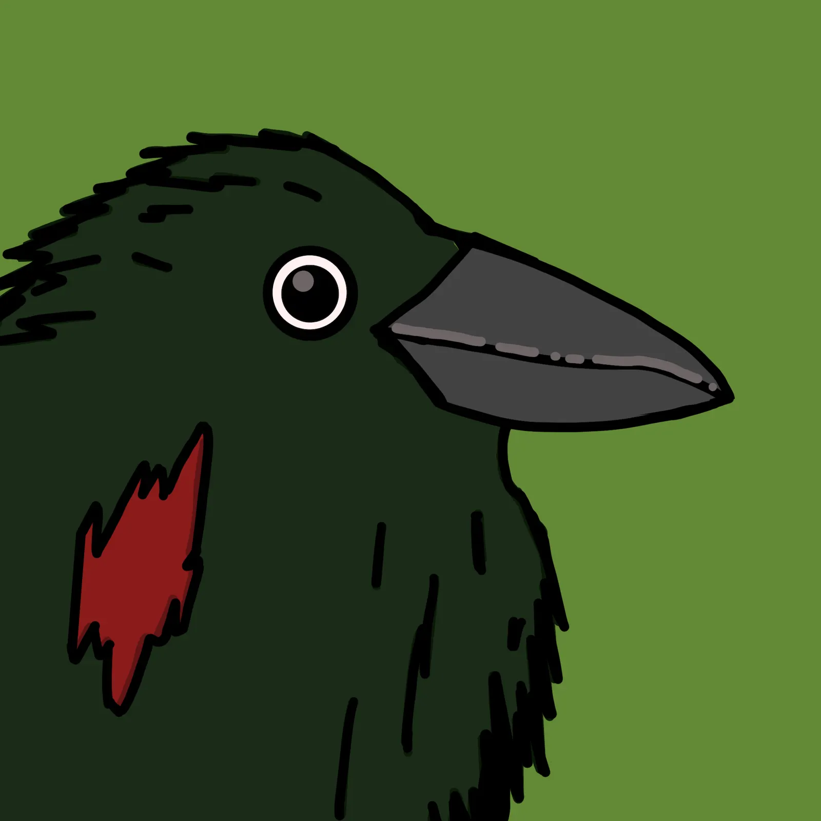 Crow Friends #308 by unknown artist