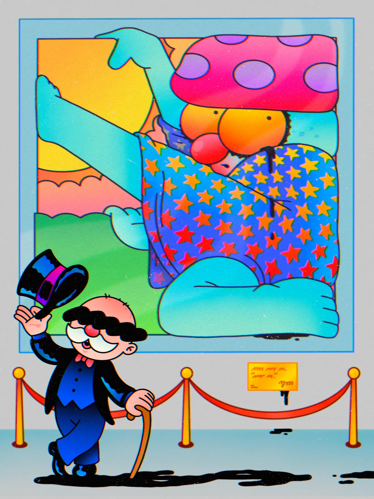 ART IS FOR THE RICH by unknown artist