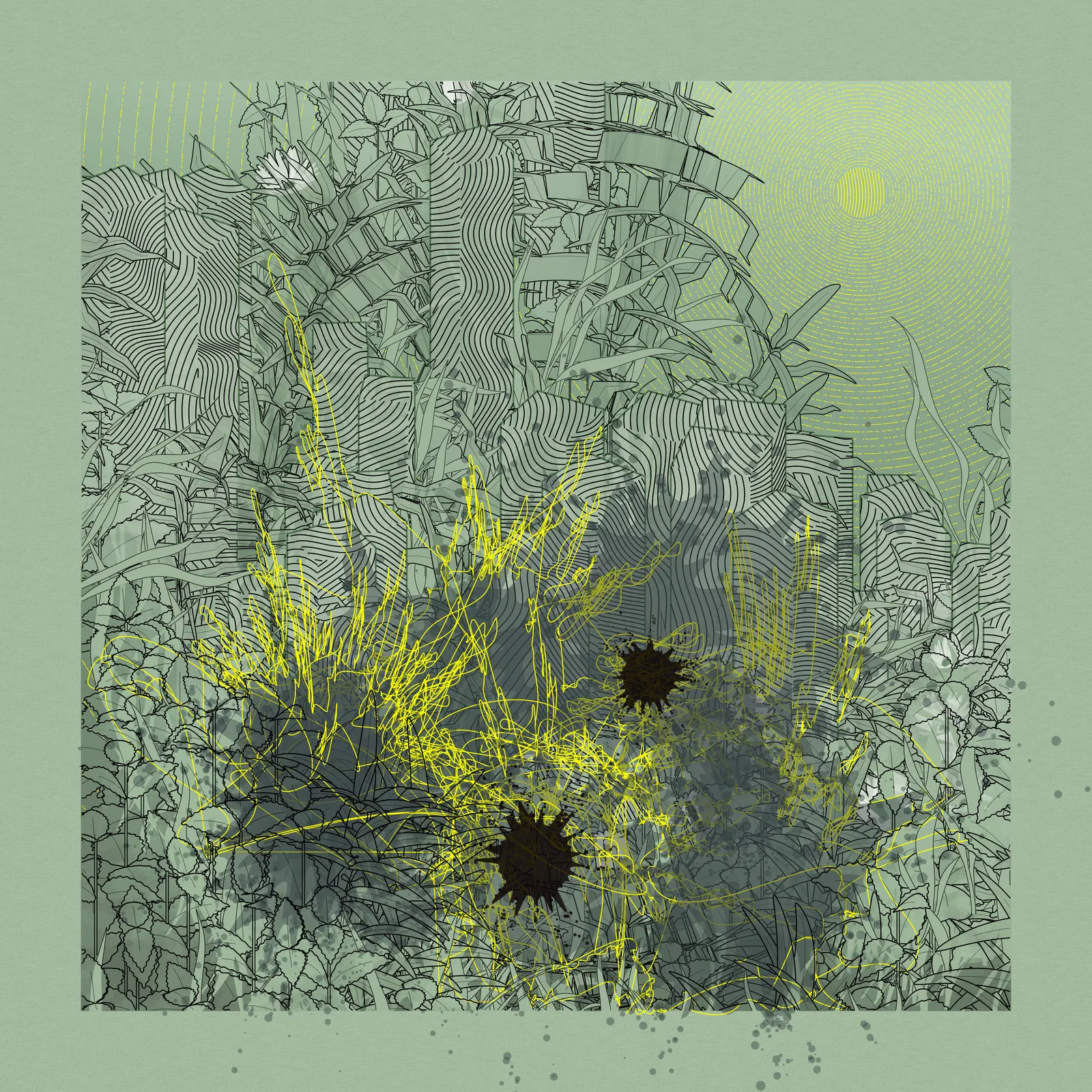 Landscape with Carbon Capture #7723 by Zancan