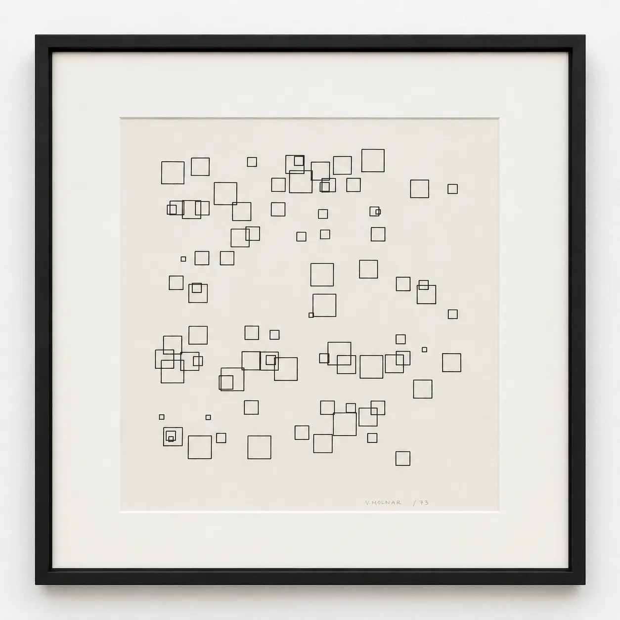 Squares by Vera Molnar