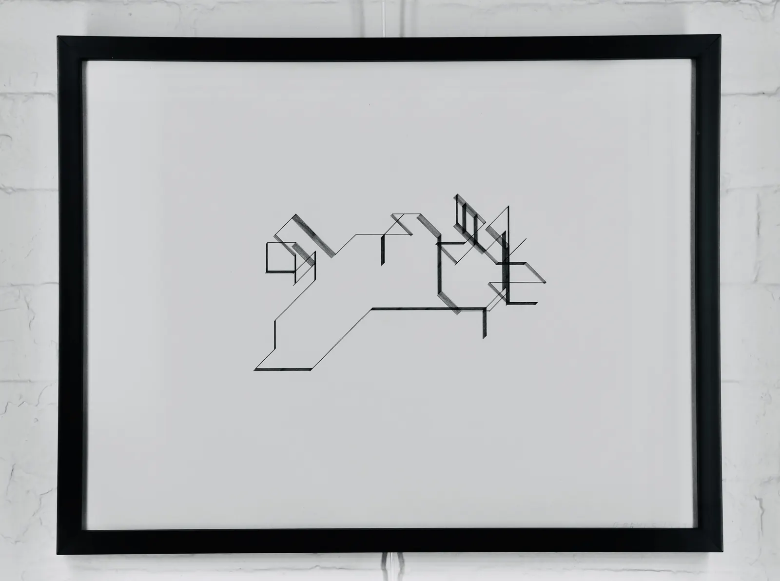 RWK, plotter drawing by Peter Beyls