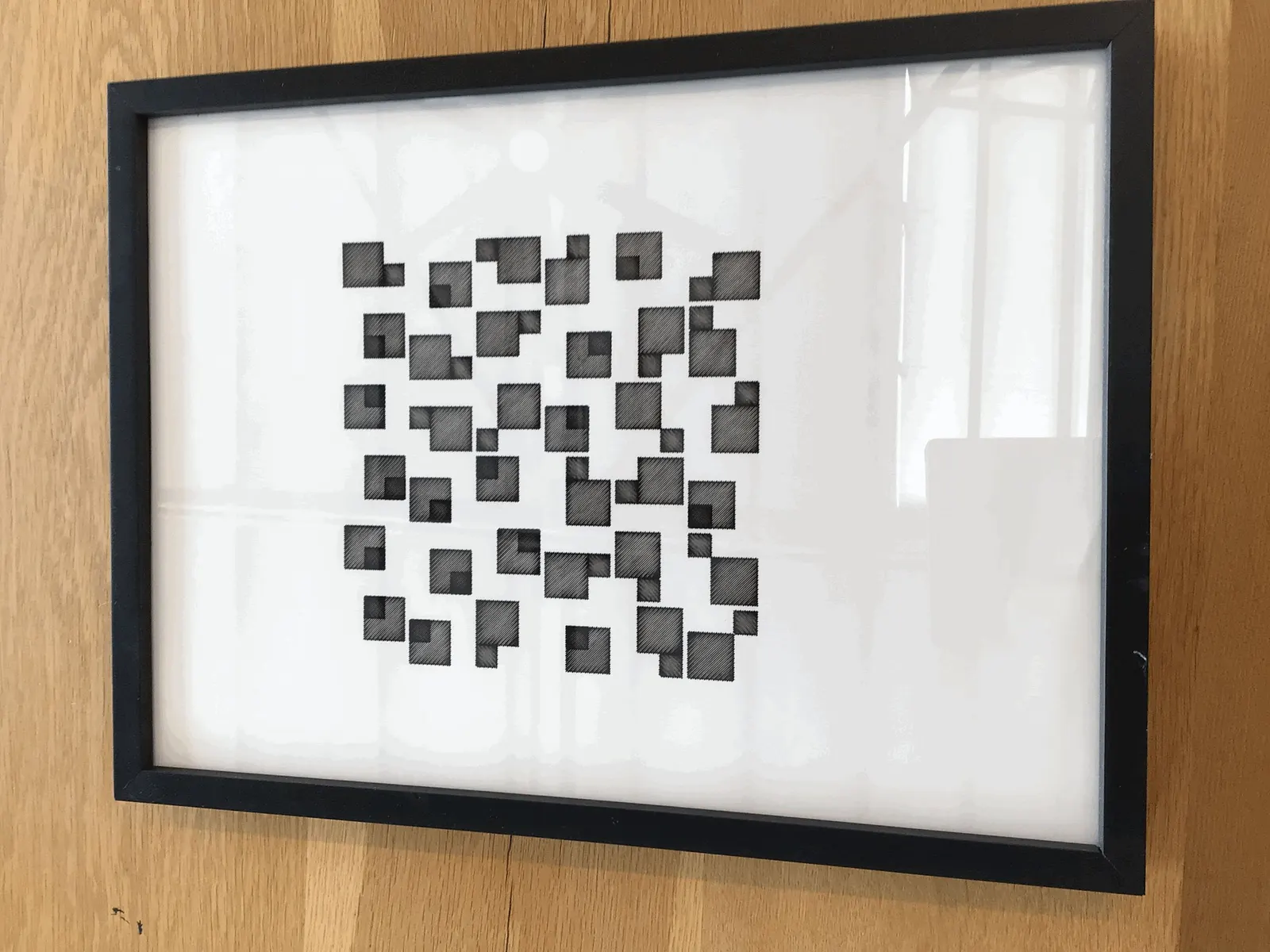 plotter drawing, untitled by Peter Beyls