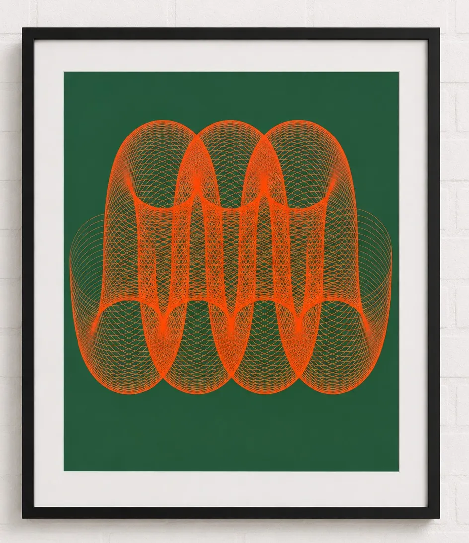 serigraph, untitled by Frank Böttger
