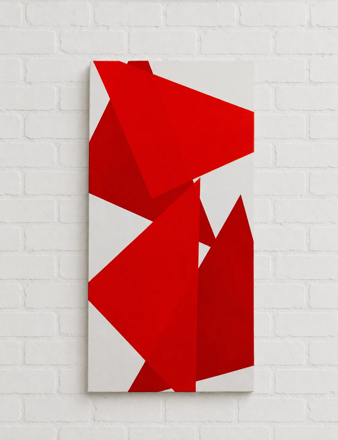 4 triangles, 2 couleurs by Vera Molnar